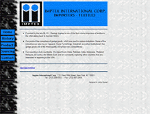 Tablet Screenshot of imptex.com